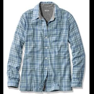 LL Bean fleece lined flannel